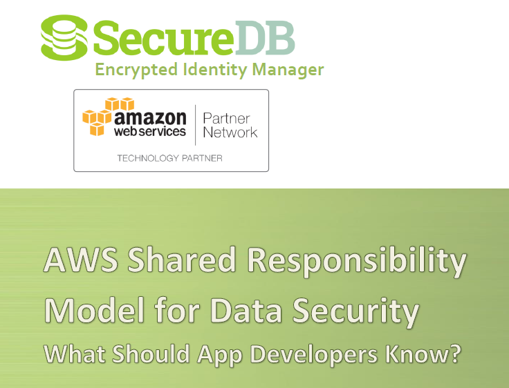AWS Shared Responsibility Model for Data Security - SecureDB Whitepaper